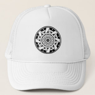 eWatch Sacred Geometry Crop Circle Design Trucker Hat