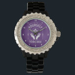 eWatch Watch<br><div class="desc">Style: Women's Rhinestone Black Enamel Watch Be careful looking directly at this Women's Rhinestone Watch as it might shine too bright and blind you! With an enamel alloy bracelet in either black or white, as well as a customisable face, you’ll love glancing at your watch for the time. Women's wrist...</div>