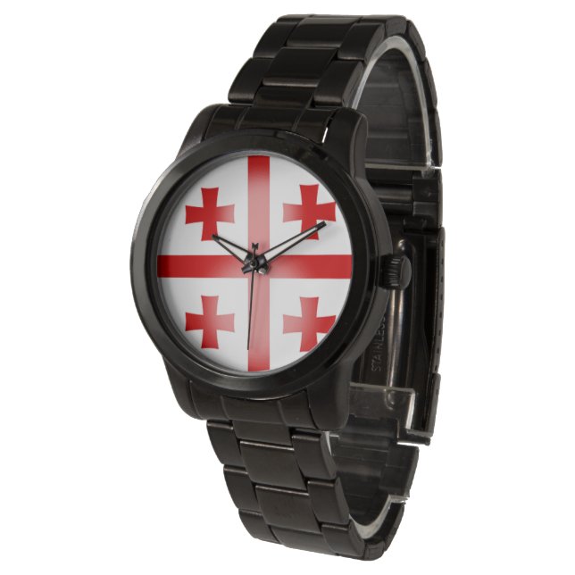 eWatch Watch - Georgia Flag (Angled)