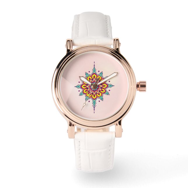 eWatch Watch Rose mandala (Front)