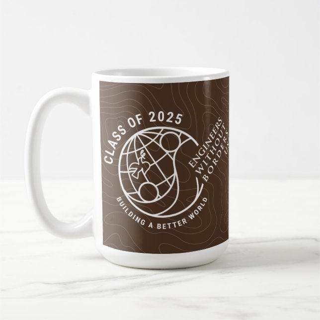 EWB-USA Class of 2025 Mug Brown (Left)