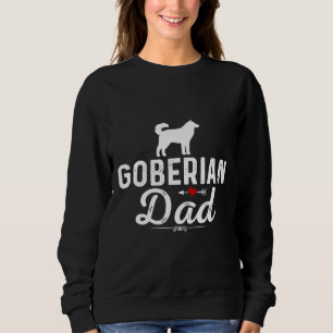 Ewd Goberian Dog Dad Funny Siberian Husky Dog Sweatshirt