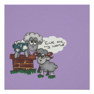 Ewe Are My World Poster