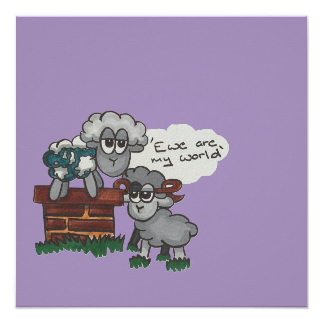 Ewe Are My World Poster (Front)