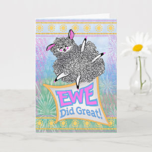 Ewe Did Great! – Kid Congratulations Card