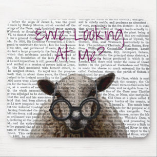 Ewe Looking at Me DeNiro Sheep 2 Mouse Mat
