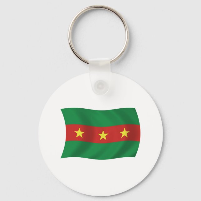 Ewe People Flag Keychain (Front)