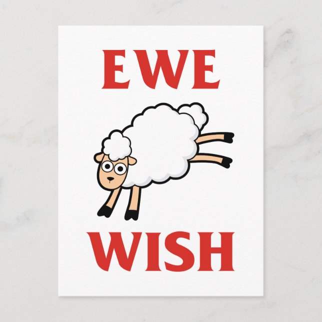 Ewe Wish Postcard (Front)