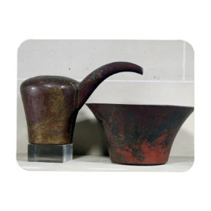 Ewer and basin (copper) magnet
