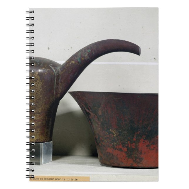 Ewer and basin (copper) notebook (Front)