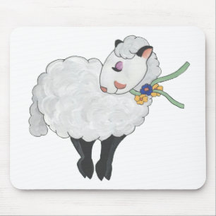 Ewe's not Fat, Ewe's Fluffy! Mouse Mat
