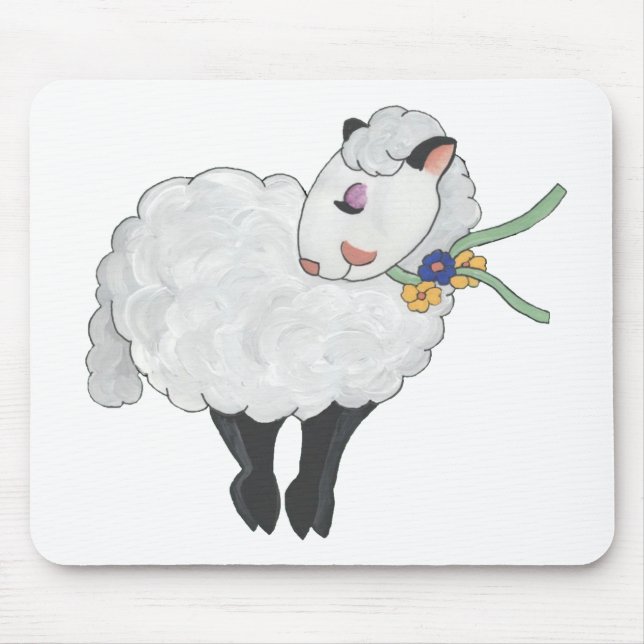 Ewe's not Fat, Ewe's Fluffy! Mouse Mat (Front)
