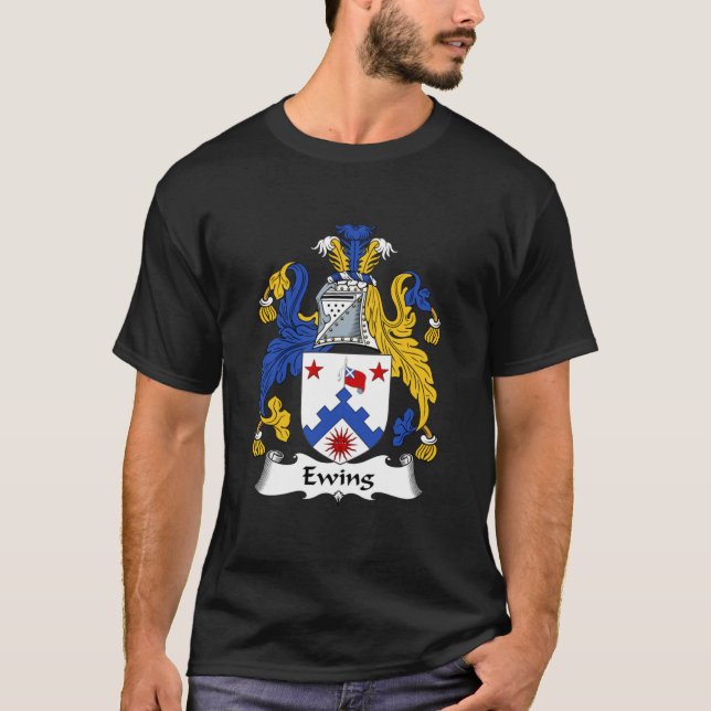 Ewing Coat of Arms  Ewing Family Crest Classic T-Shirt (Front)