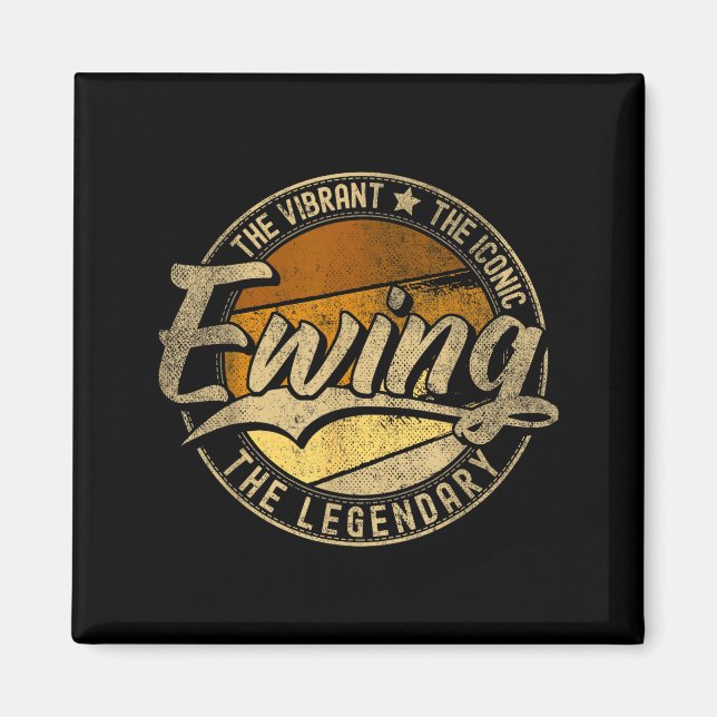 Ewing Nj _ New Jersey _ Vintage Distressed  Magnet (Front)