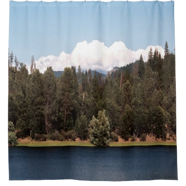 Ewing Reservoir in Spring...... Shower Curtain (Front)