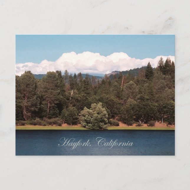 Ewing Reservoir in the Spring... Postcard (Front)