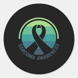 Ewing Sarcoma Cancer Awareness Classic Round Sticker