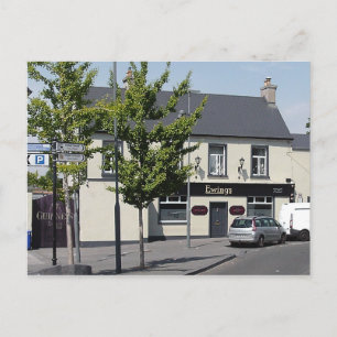 Ewings Bar, Haymarket, Carlow town, Ireland Postcard