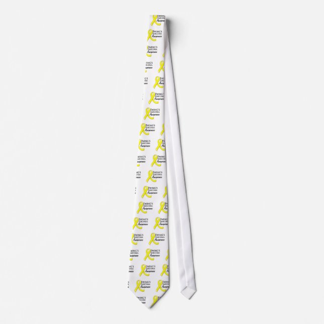 Ewing's Sarcoma Awareness Ribbon Tie (Front)