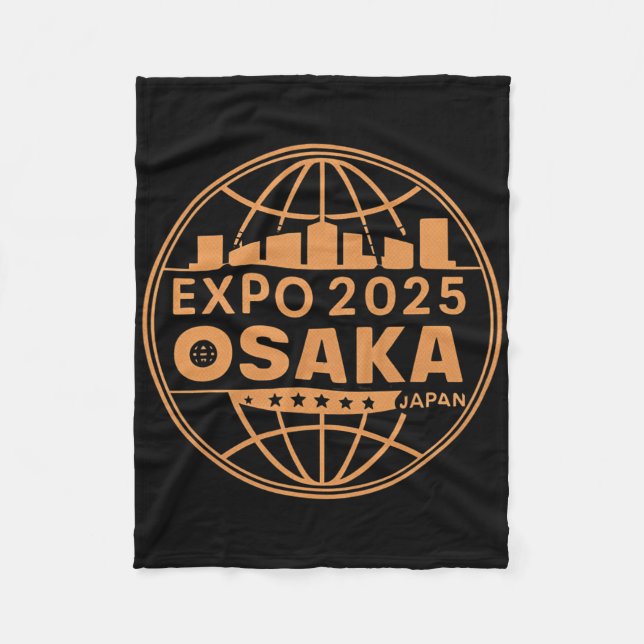 Ex 2025 Osaka Japan Stimulates A New Future  Fleece Blanket (Front)