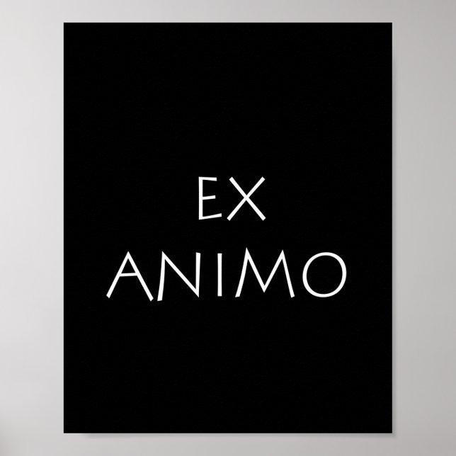 Ex animo poster (Front)
