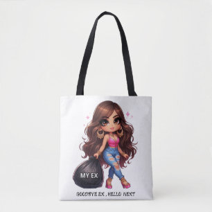 Ex boyfriend , ex husband , funny , ex’s humour  tote bag