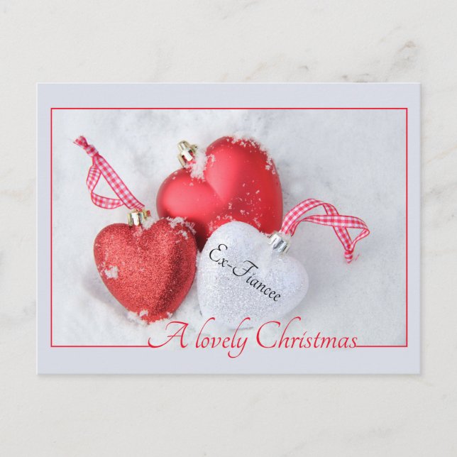 ex fiancee Merry Christmas card (Front)