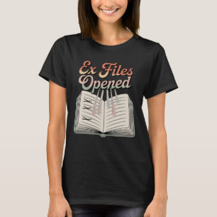 Ex Files Opened   Sparkly Relationship Archive   T-Shirt