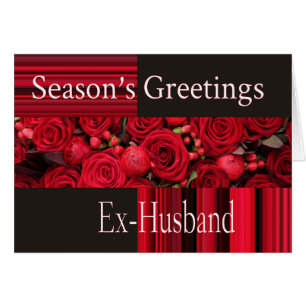 ex-husband Merry Christmas card