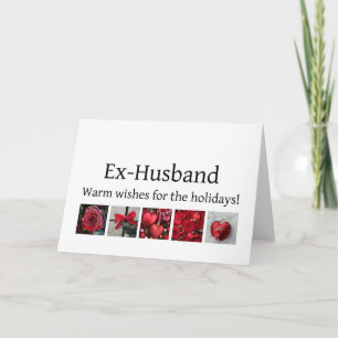 Ex-Husband Merry Christmas Holiday Card