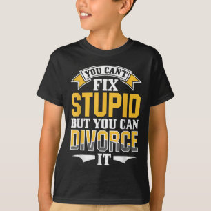 Ex Husband Wife You Can't Fix Stud But You Can Div T-Shirt