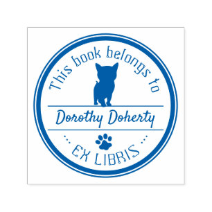 Ex Libris Cute Cat Self-inking Stamp