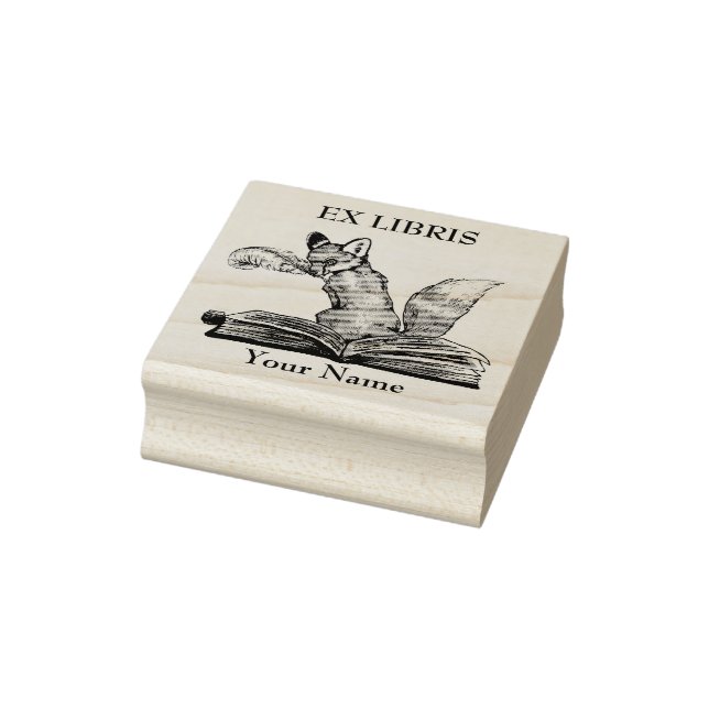 Ex Libris, Fox Book Stamp (Stamp)