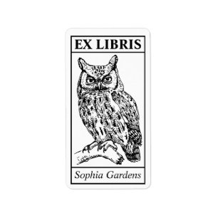 Ex Libris - Owl Label