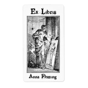 Ex Libris Painting Lady