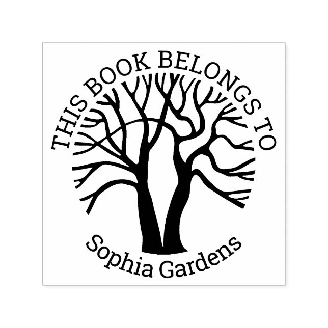 Ex Libris - Tree of Life v2 Self-inking Stamp (Design)