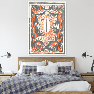 Ex libris van Carel Lion Cachet Canvas Print