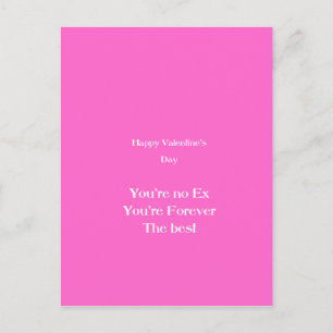 Ex lover valentine's day holiday postcard