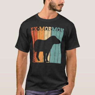 Ex Mormon Tapir Horse LDS Retro Exmo Ex-Mormon T-Shirt
