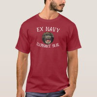 Ex Navy Elephant Seal Party TShirt Dinner HZ