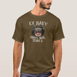 Ex Navy Elephant Seal TEAM 6 T-Shirt