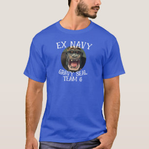 Ex Navy Elephant Seal TEAM 6 T-Shirt