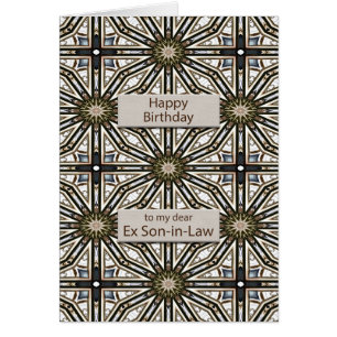 Ex Son in Law Birthday Abstract Mandala Design