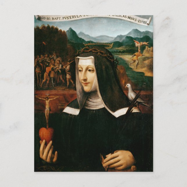 Ex Voto dedicated to St. Catherine of Siena Postcard (Front)