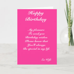 Ex-wife birthday cards
