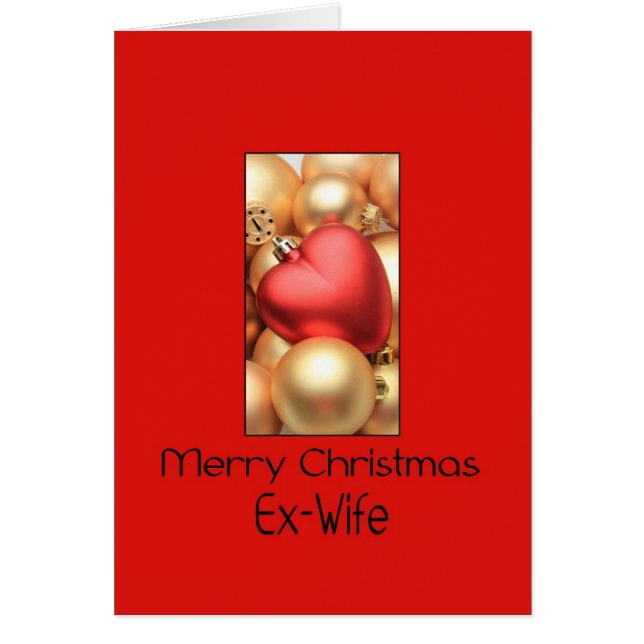 Ex-Wife Christmas Card (Front)