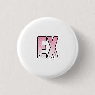 ex wife ex husband 3 cm round badge