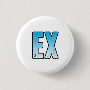 ex wife ex husband 3 cm round badge