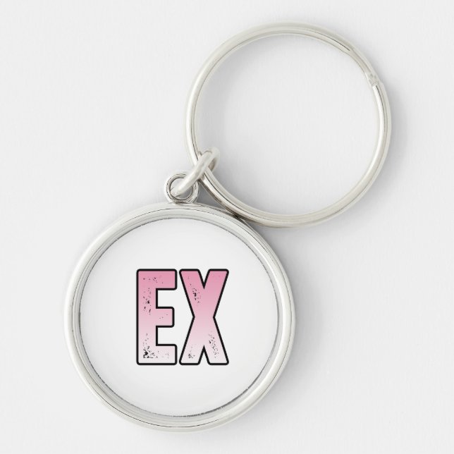 ex wife ex husband key ring (Front)