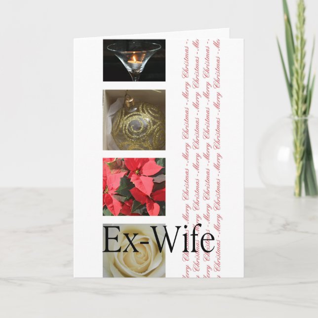 Ex Wife Merry Christmas card (Front)